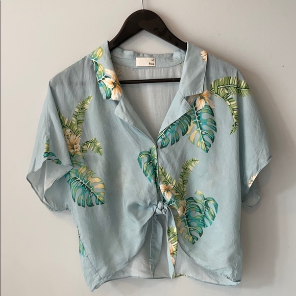 ARITZIA - Wilfred Free tropical tie front top - Picture 1 of 1